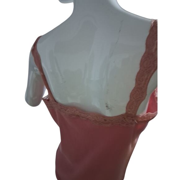 Y2K Cato Womens sz Medium Lace Romantic Grunge Coquette Dainty Ribbed Tank Top - Picture 4 of 14